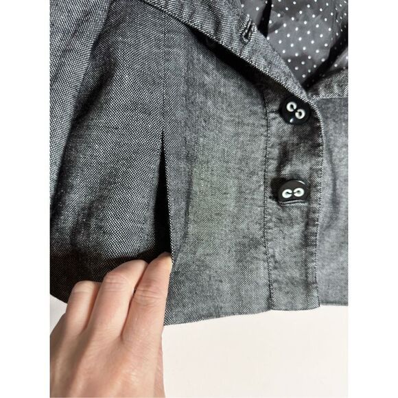 Y2K Bebe cropped classic jacket sz M - Picture 6 of 7